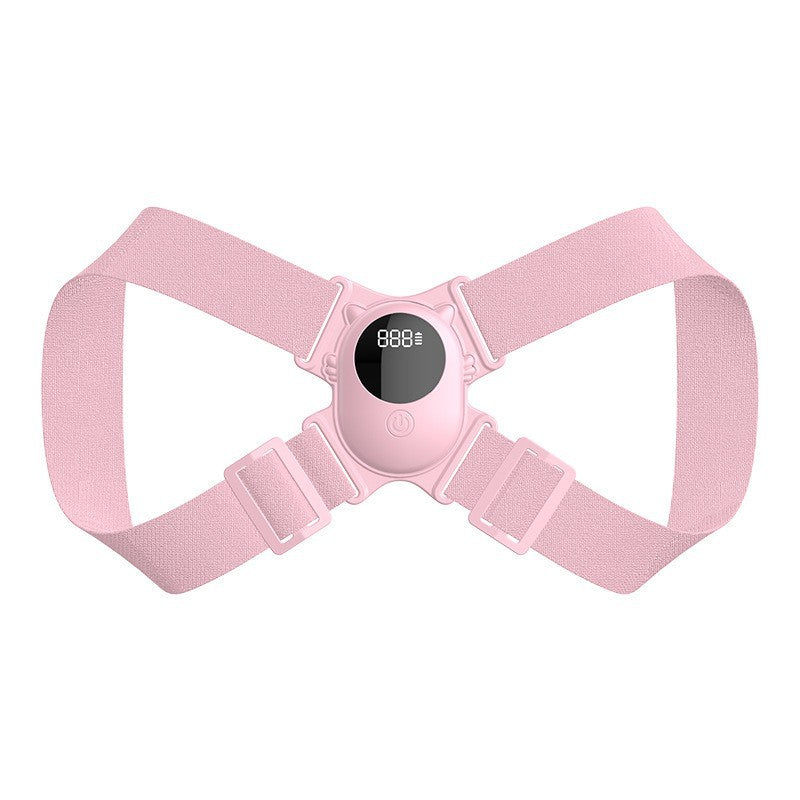 Smart Posture Corrector with LCD Display — Adjustable for Men, Women & Kids