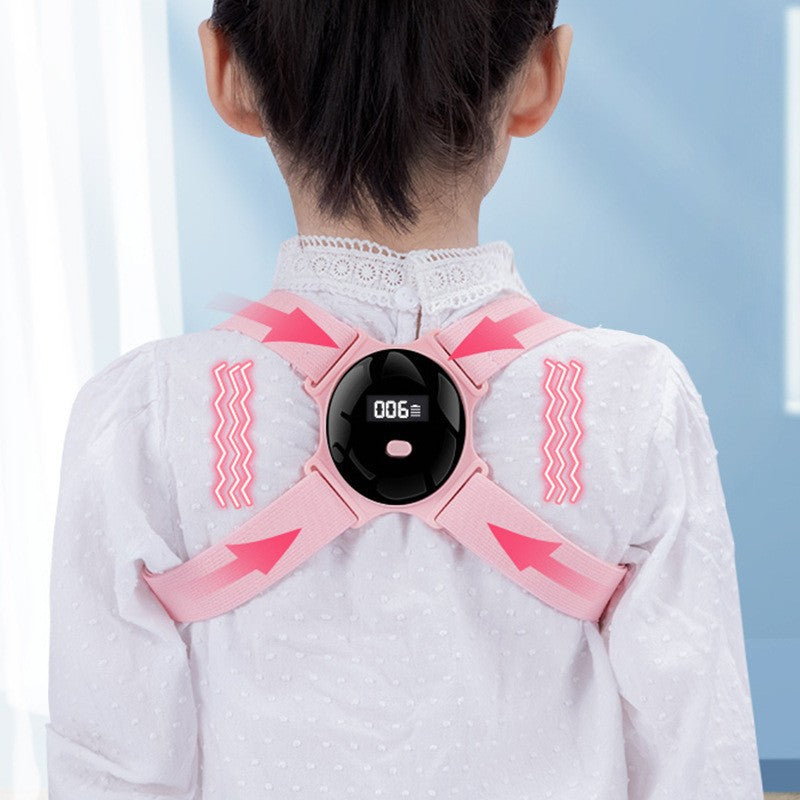 Smart Posture Corrector with LCD Display — Adjustable for Men, Women & Kids